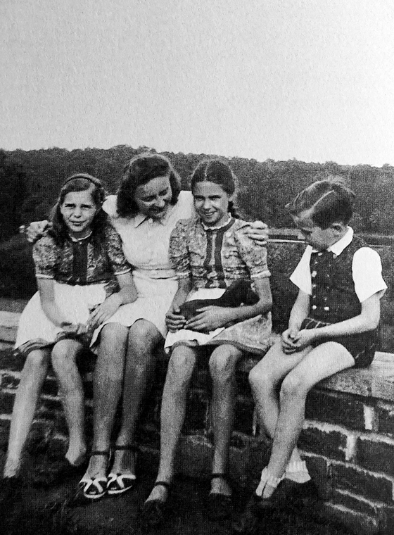 Goebbels Kinder mit Käthe Hübner am Bogensee
